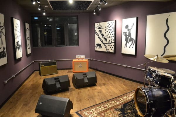 Sala para ensaios e gravação no Urutu - Estúdio de música para ensaios e gravações na República, centro de São Paulo (SP)